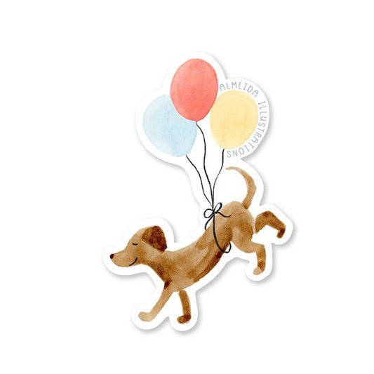 Party Dog Sticker