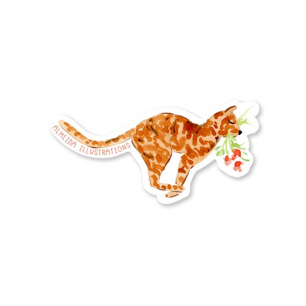 Tabby Cat Sticker