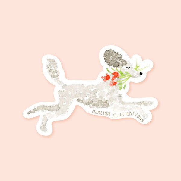 Poodle Dog Sticker
