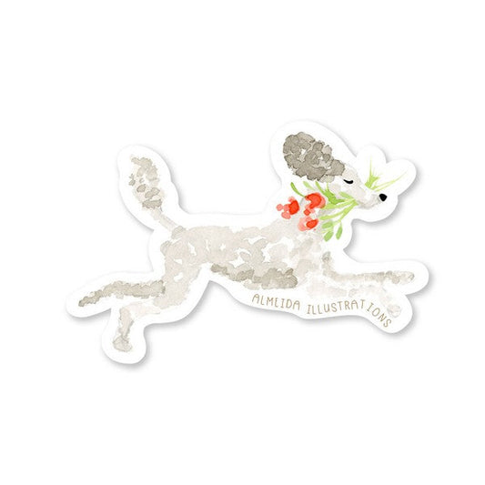 Poodle Dog Sticker