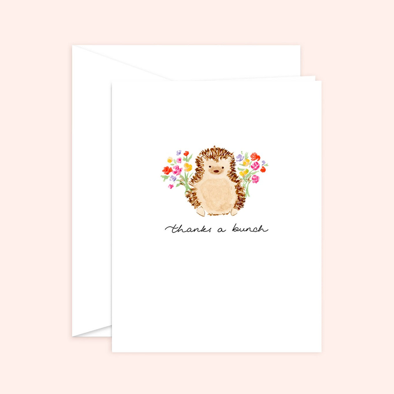 Thanks a Bunch Hedgehog Card