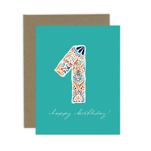 First Birthday Card