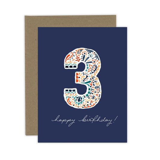 Third Birthday Card