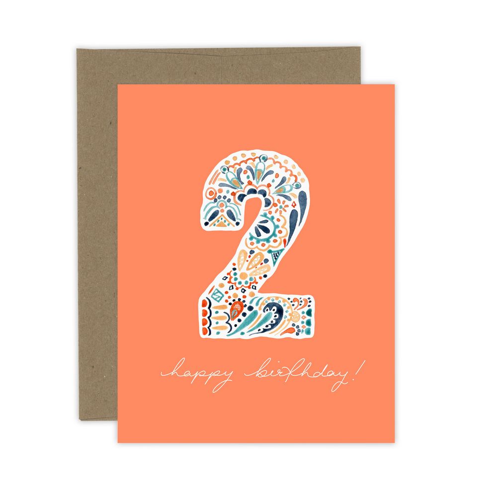 Second Birthday Card