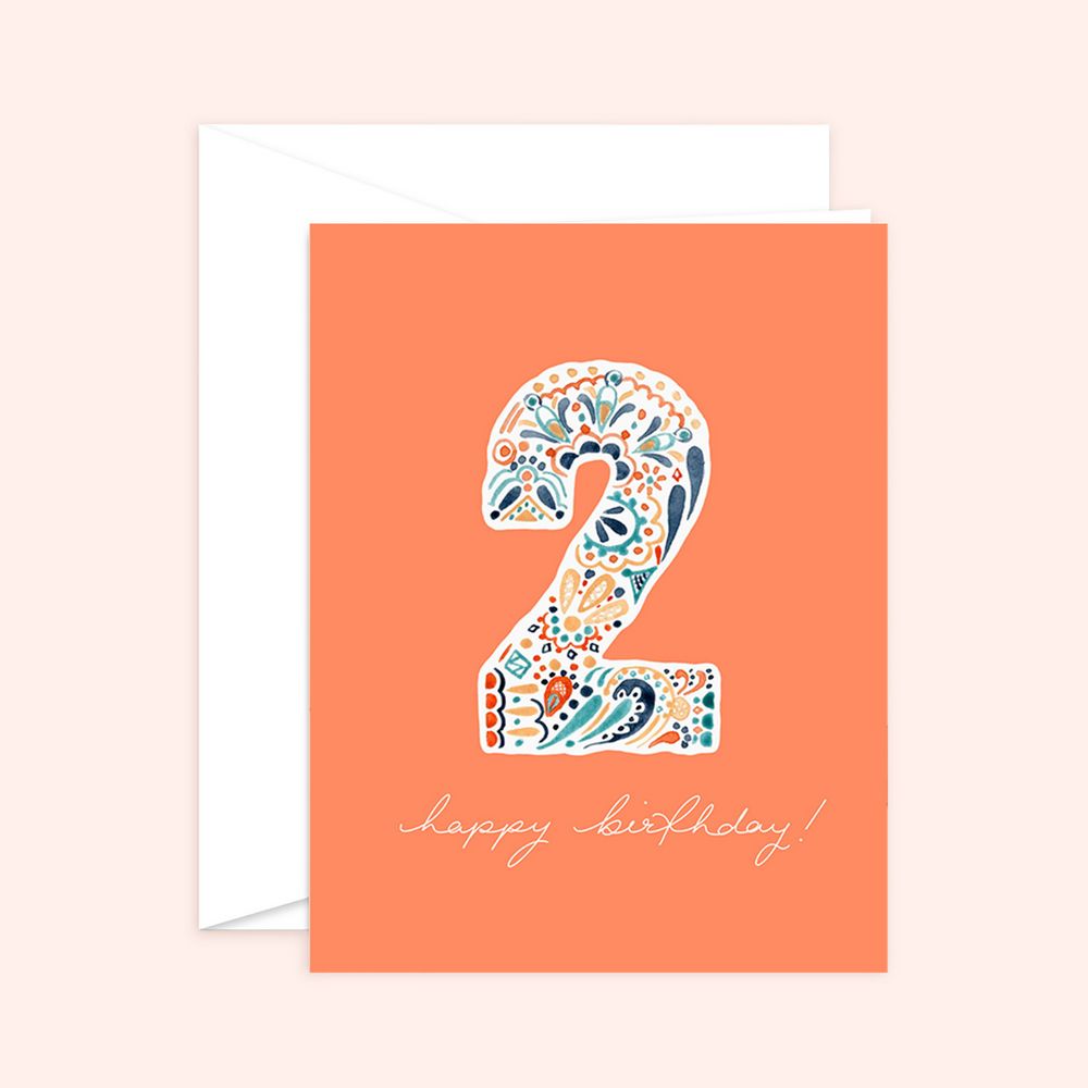 Second Birthday Card