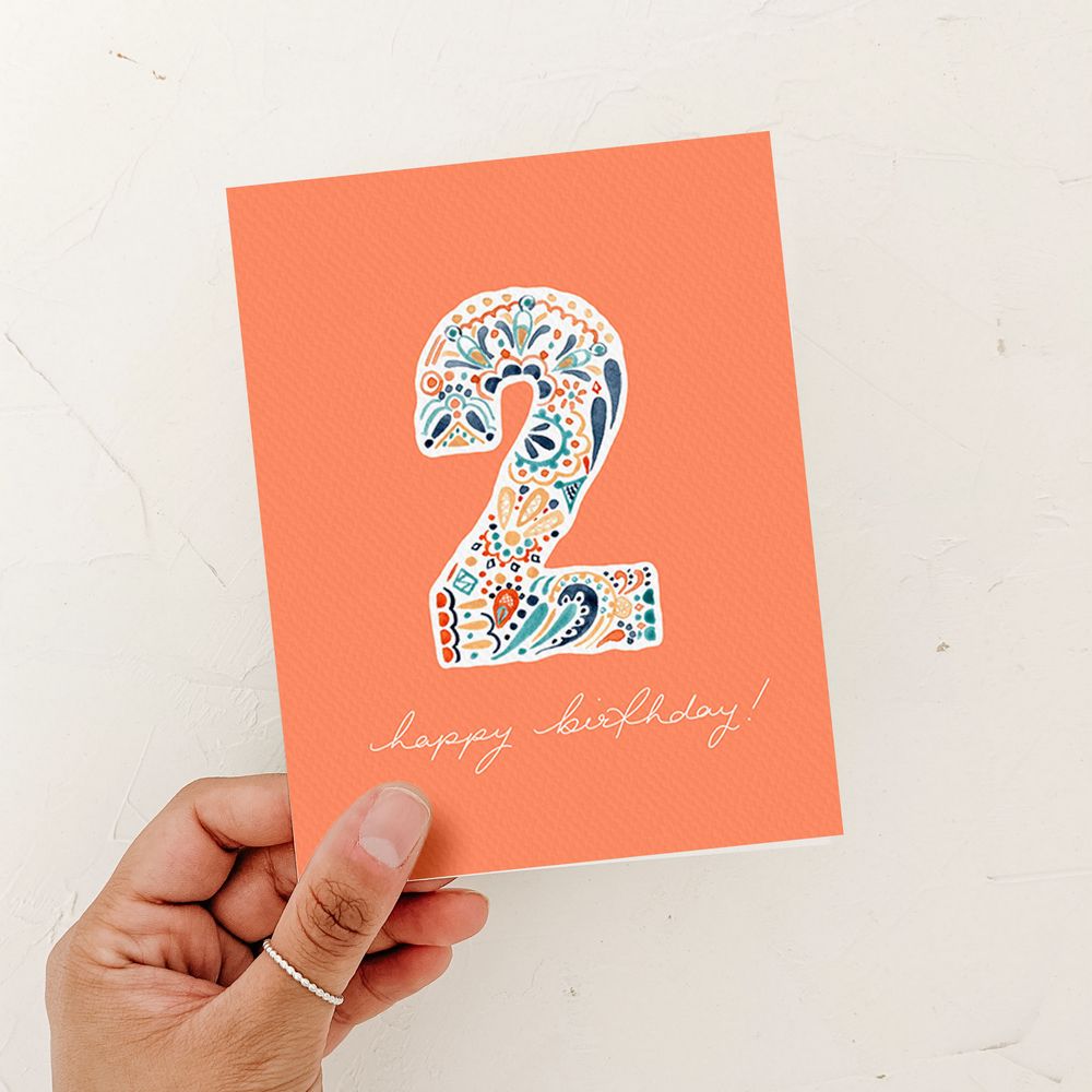 Second Birthday Card