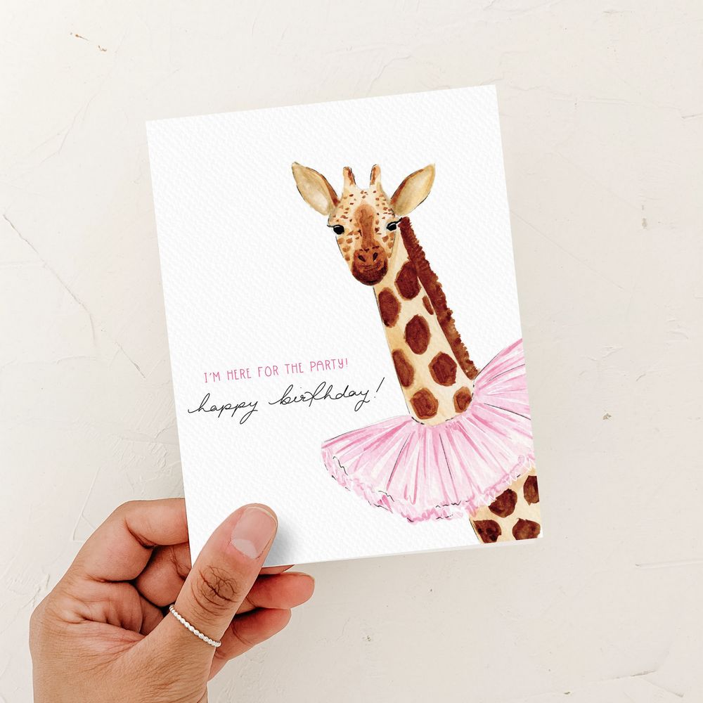 Here for the Party! Card