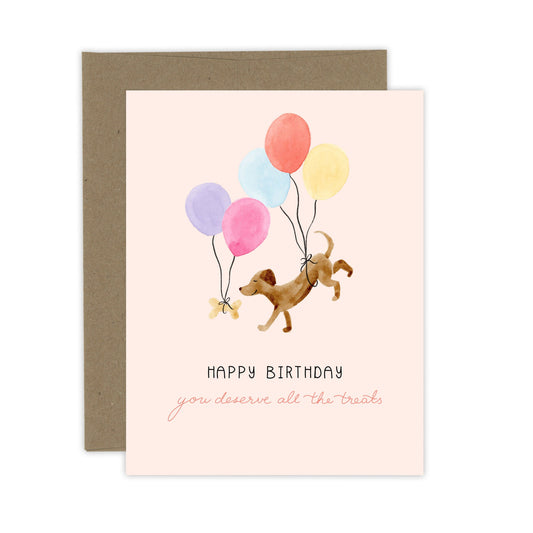 Treats on your Birthday Card