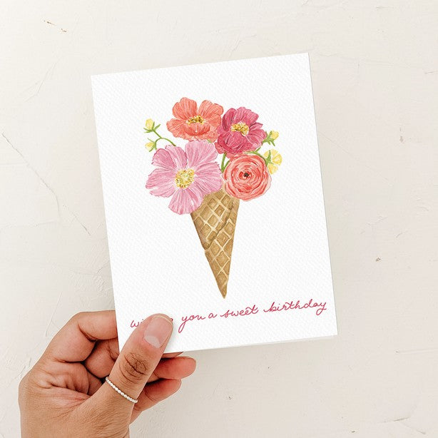 Sweet Birthday Ice Cream Card