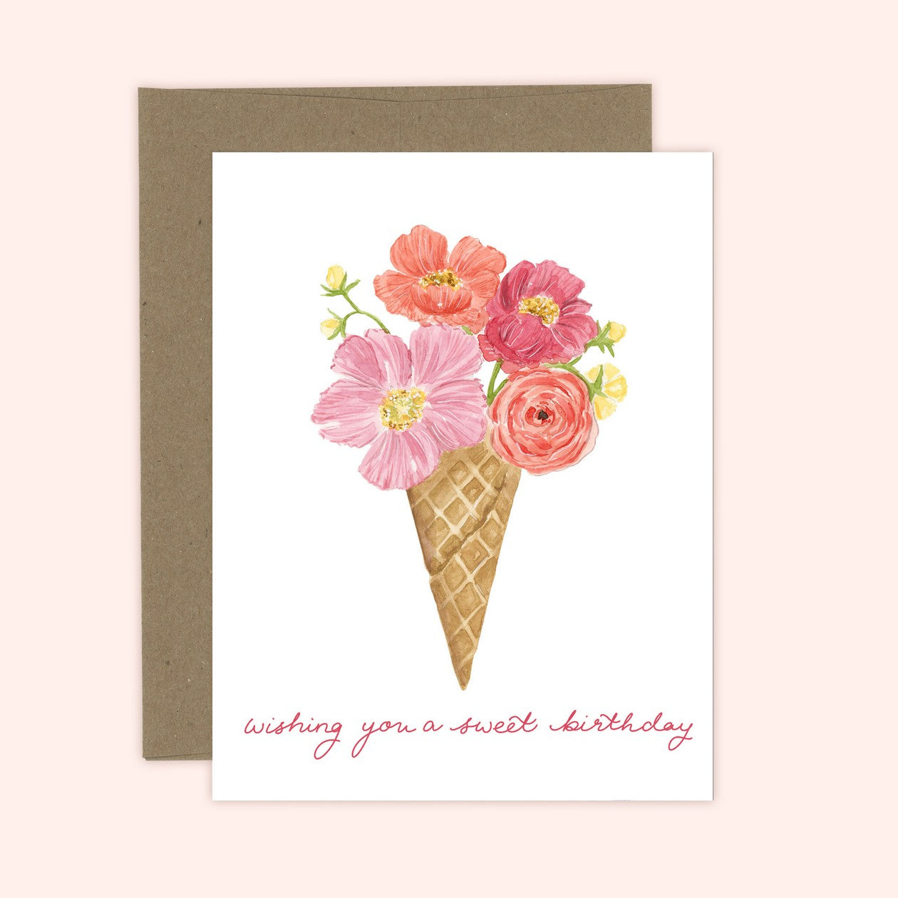 Sweet Birthday Ice Cream Card
