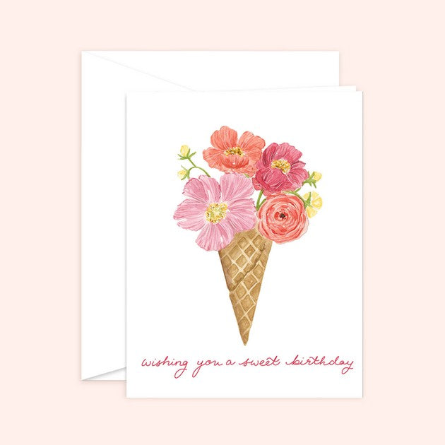 Sweet Birthday Ice Cream Card