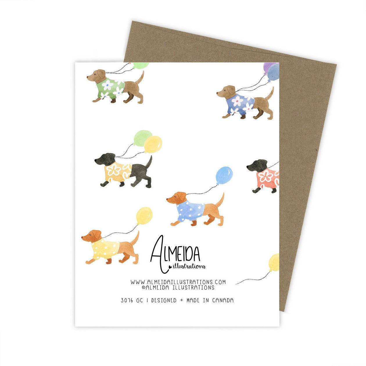 Let's Party Dog Card
