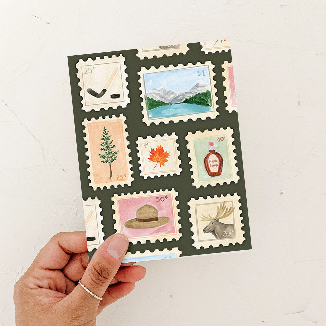 Canadian Stamps Card