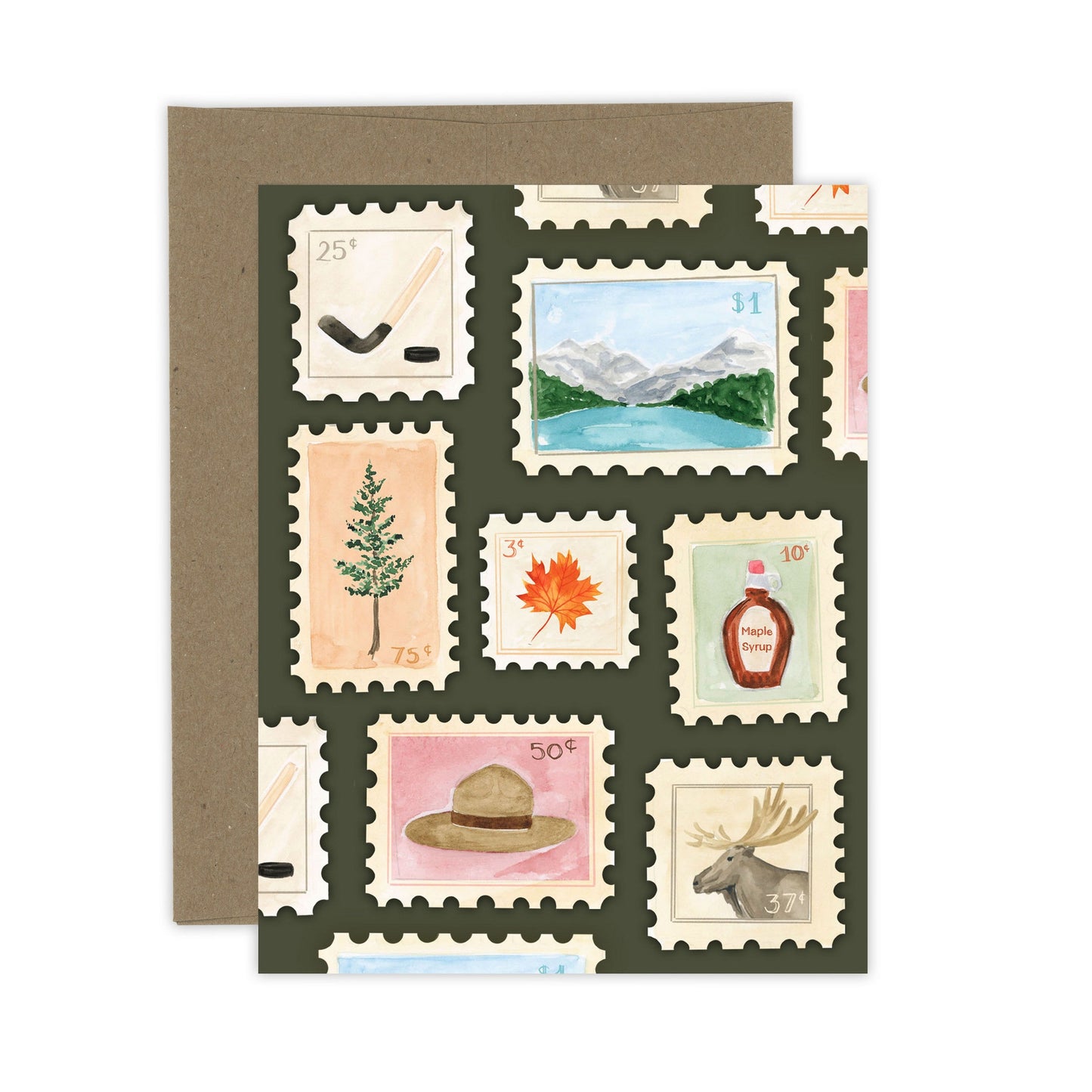 Canadian Stamps Card