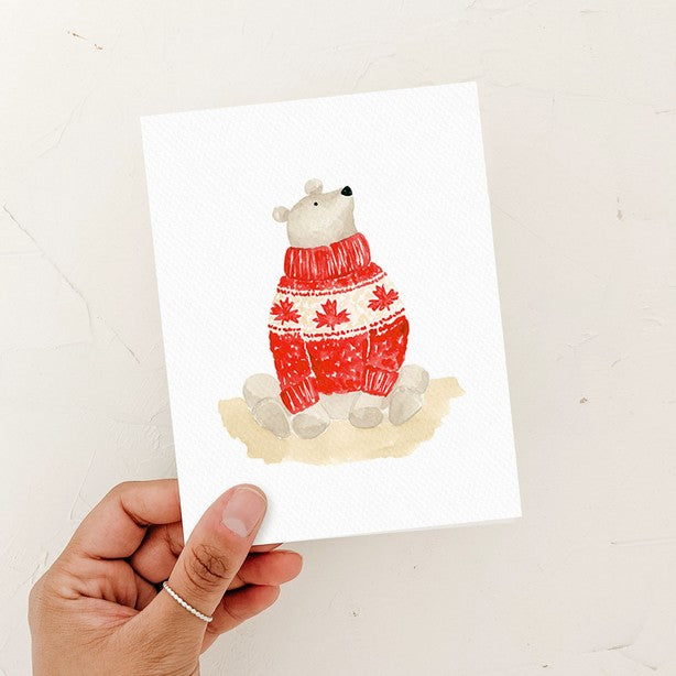 Polar Bear Card