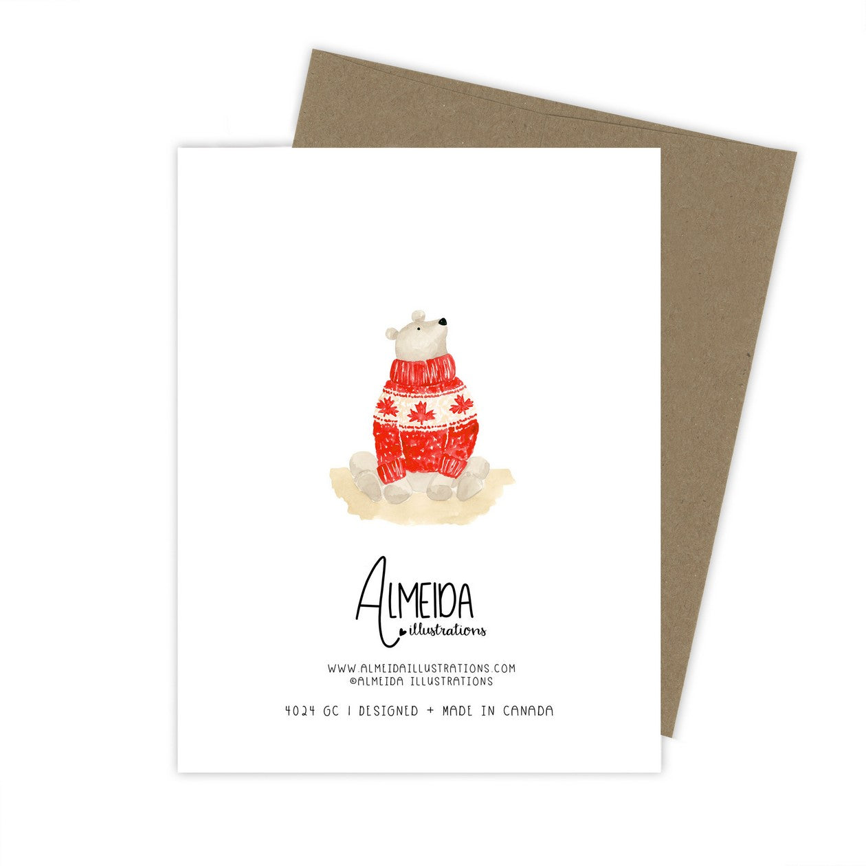 Polar Bear Card