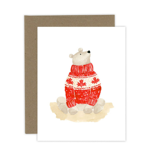 Polar Bear Card