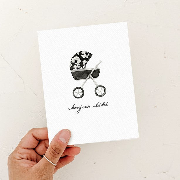 Bonjour Bebe Card
