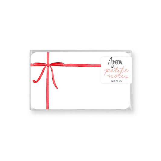 Red Bow Petite Notes