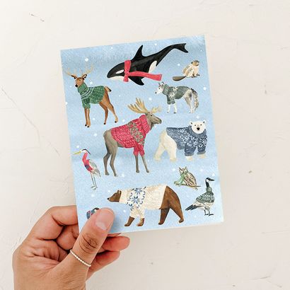 Winter Sweaters Card