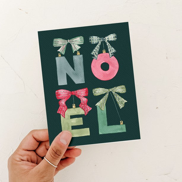 Noel Bows Card