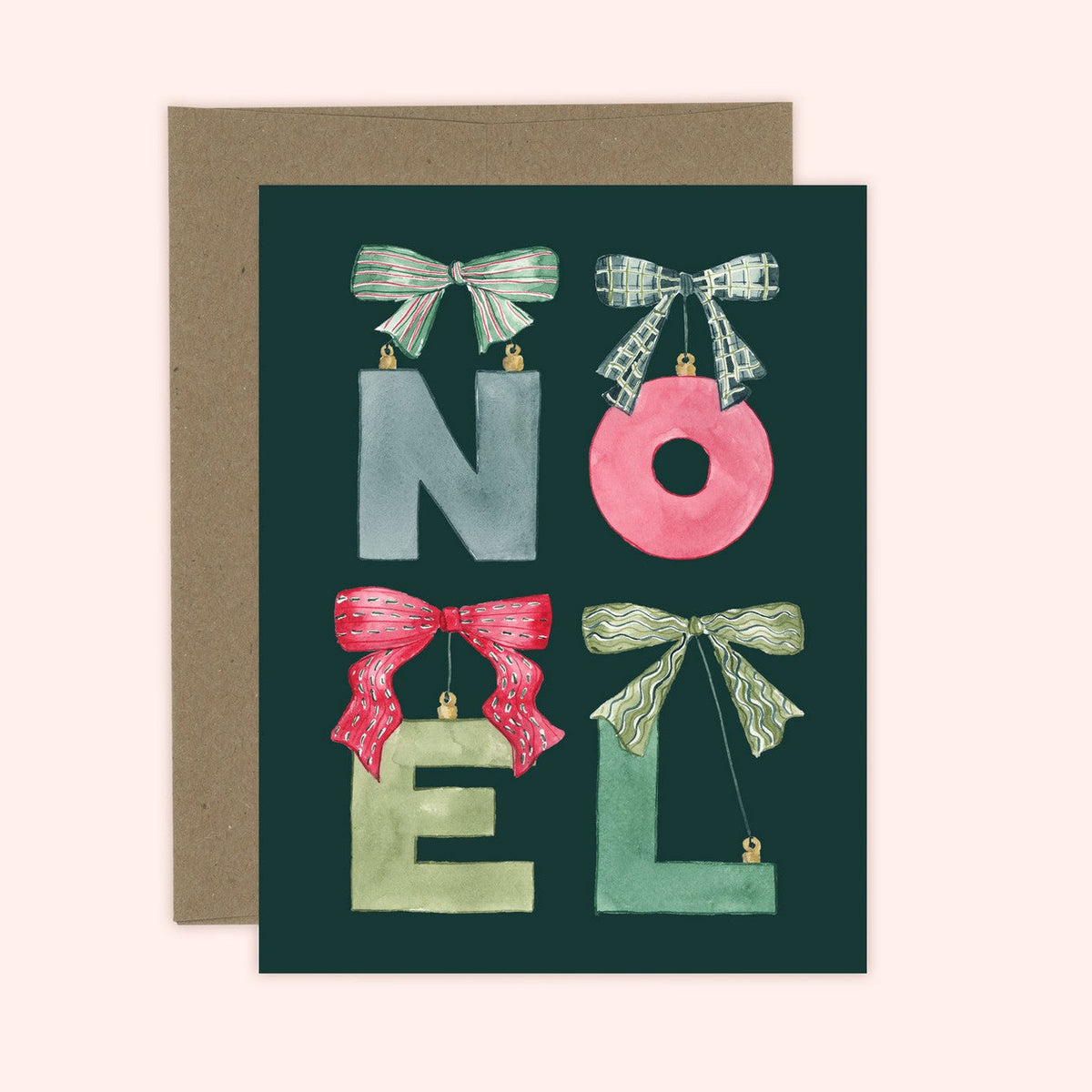 Noel Bows Card