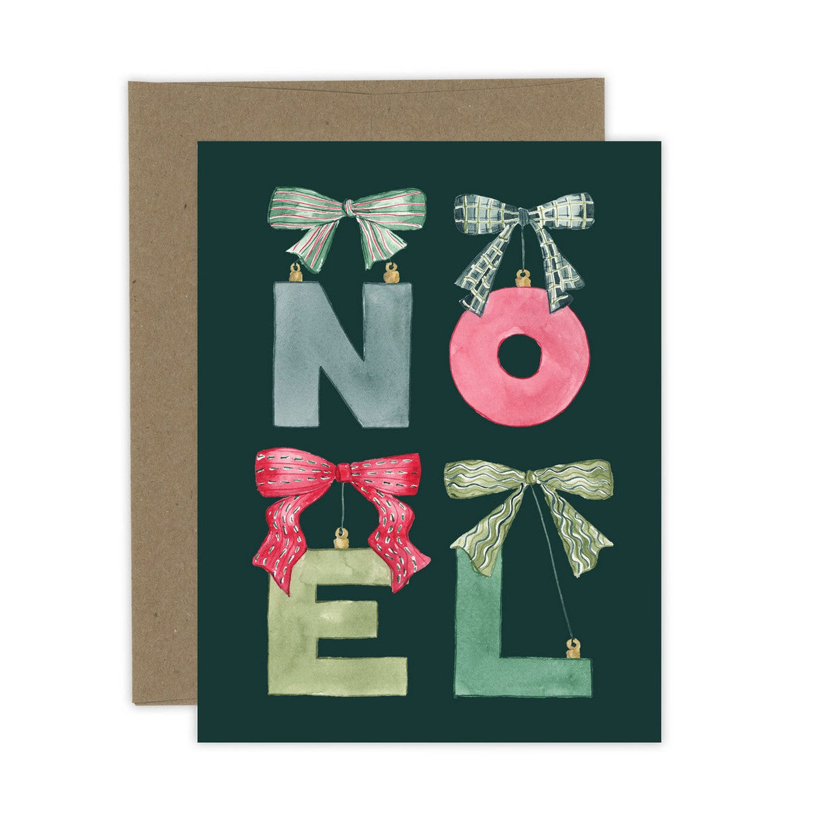 Noel Bows Card