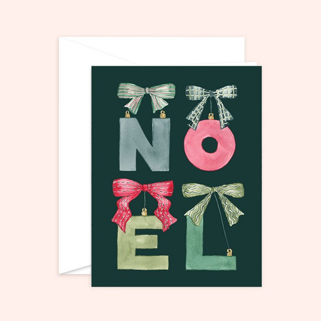 Noel Bows Card