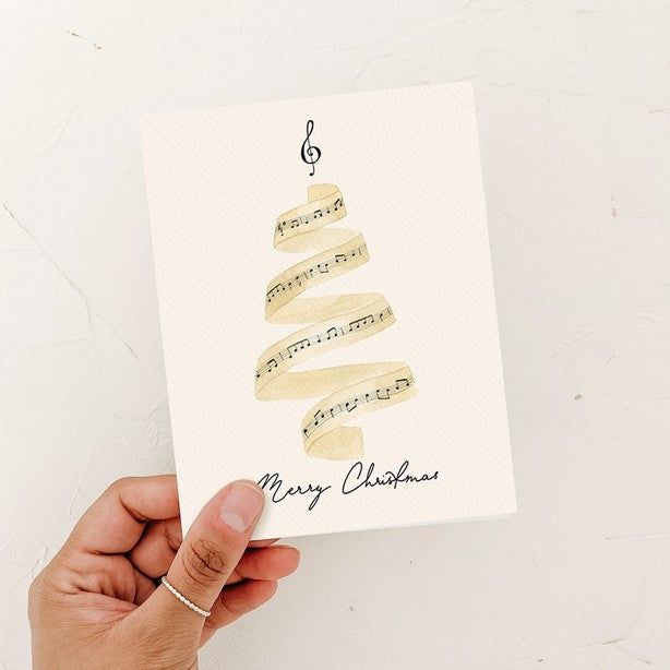 Musical Tree Card