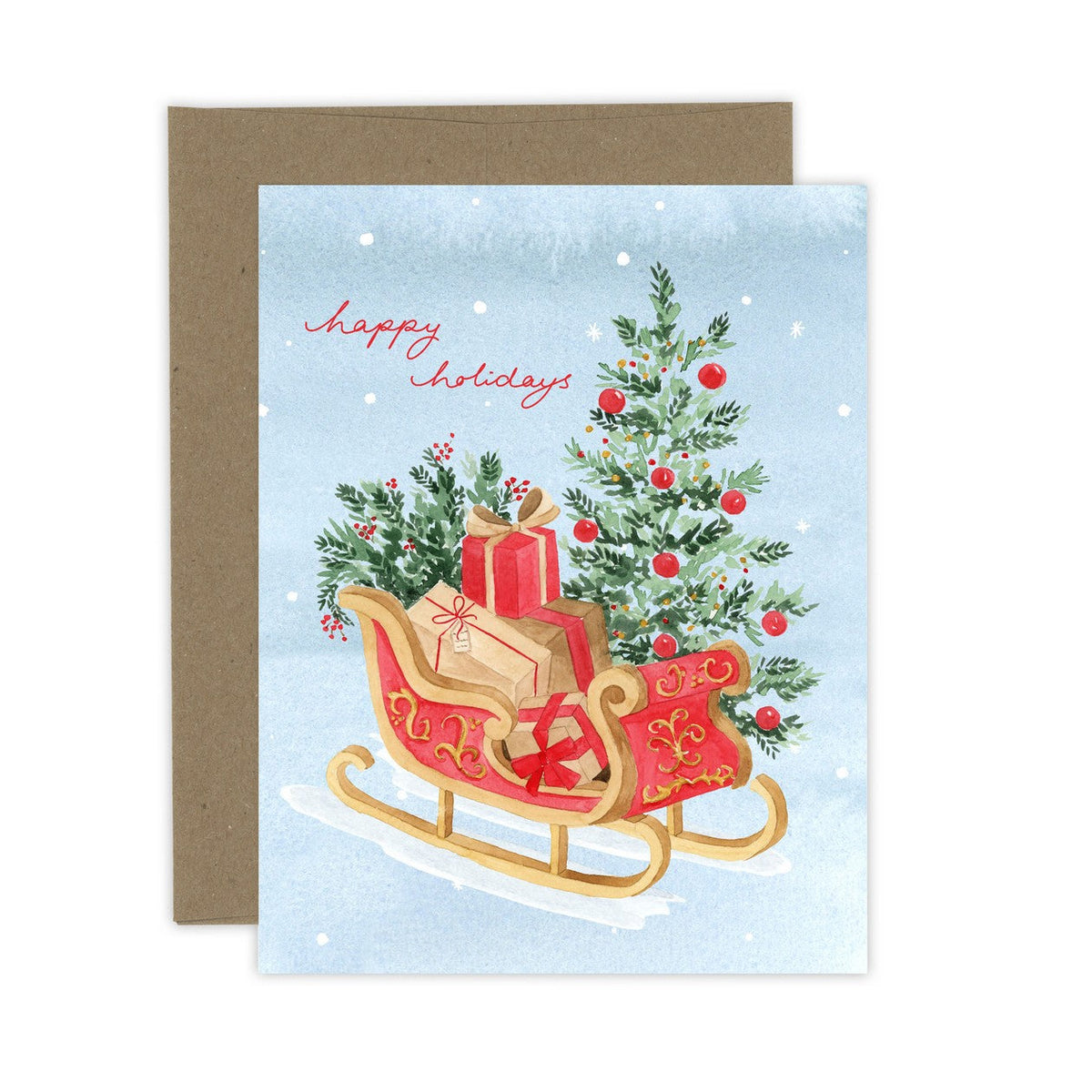Santa's Sleigh Card