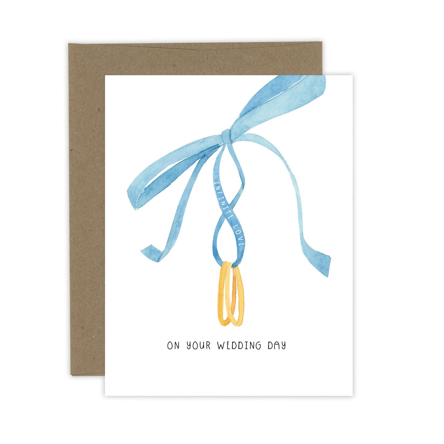 Infinite Love Wedding Day Card