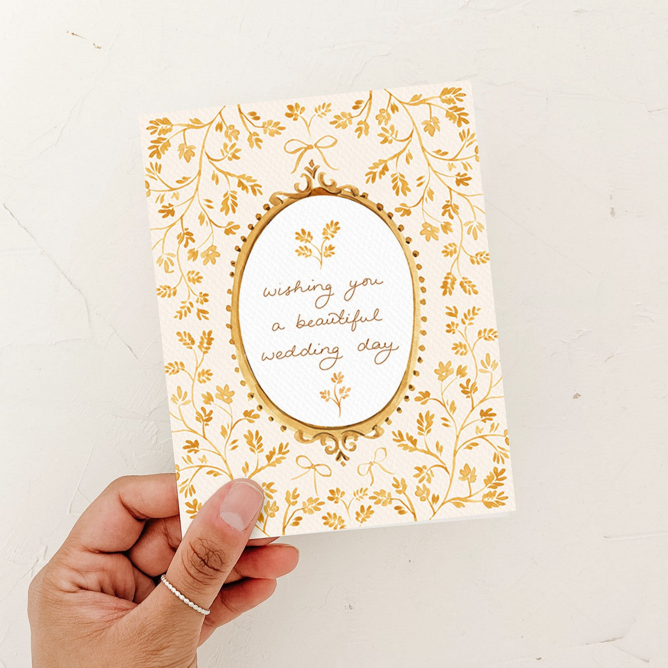 Ornate Wedding Day Card