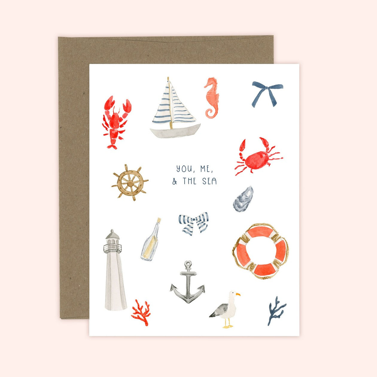 You, Me, and the Sea Card