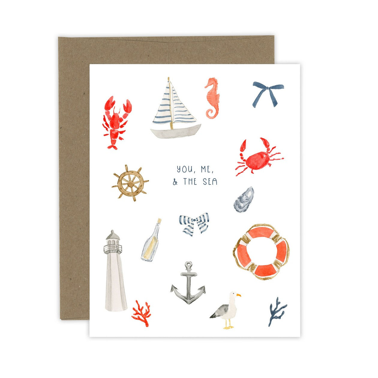 You, Me, and the Sea Card