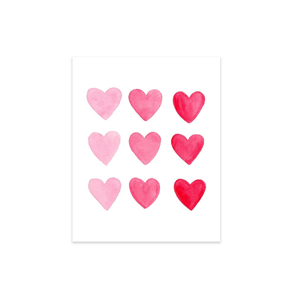 SALE Hearts of Love 8x10