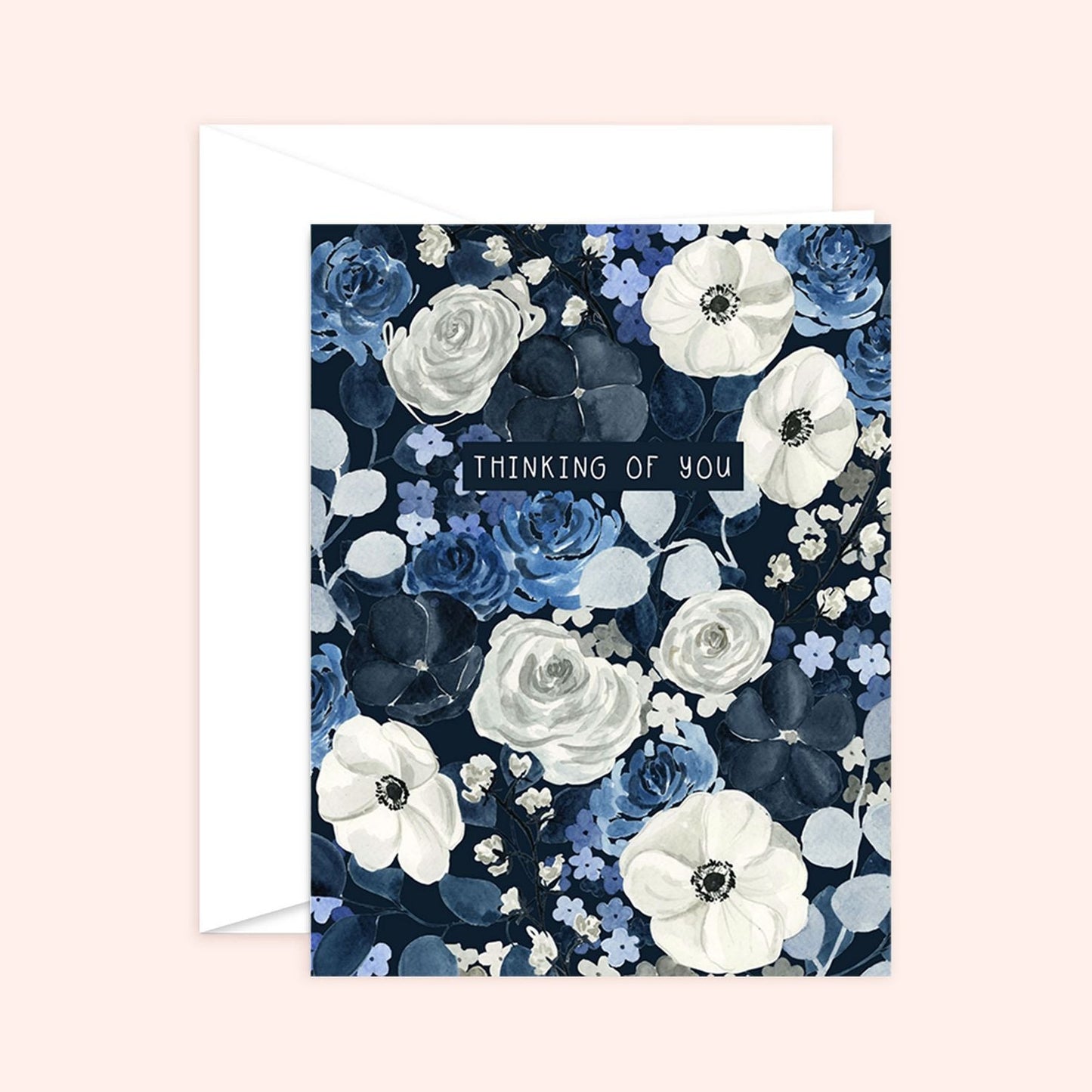 Navy Floral Thinking of You