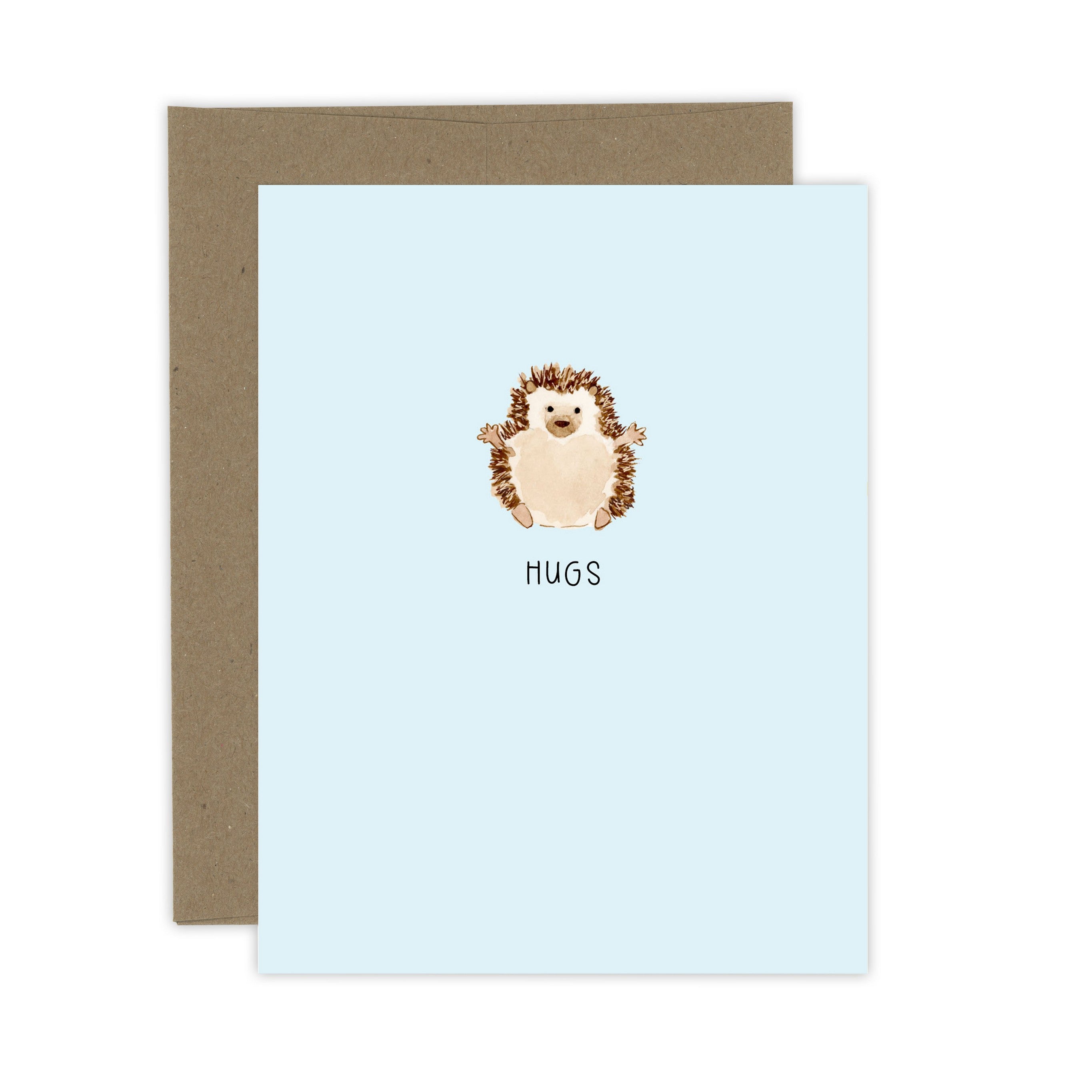 Hedgehog Hugs Card | Art Illustration | Almeida Illustrations