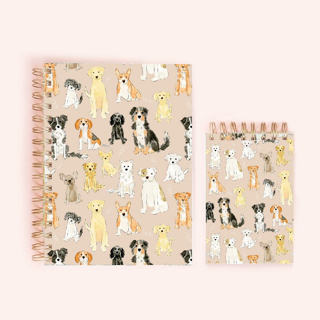 Dog Pawty Spiral Notebook