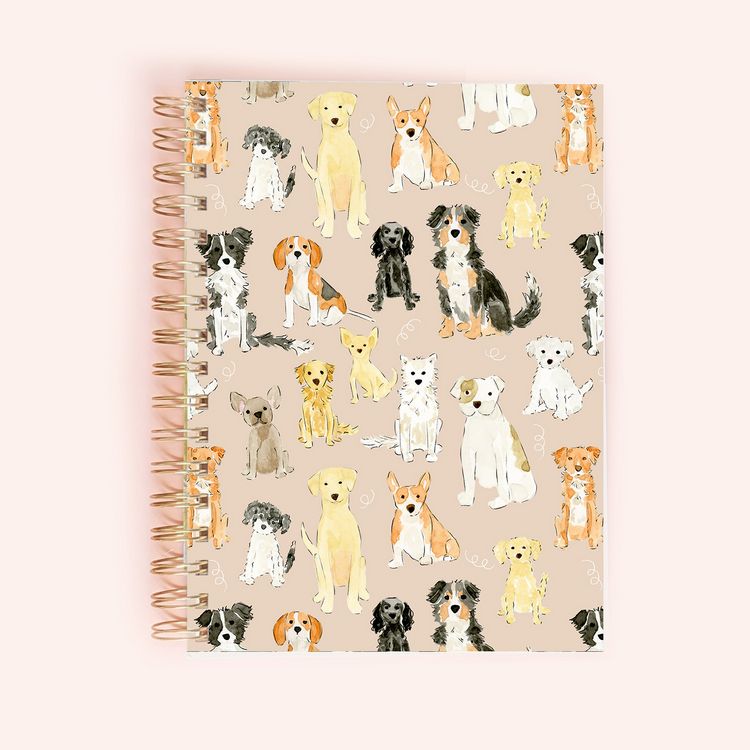 Dog Pawty Spiral Notebook