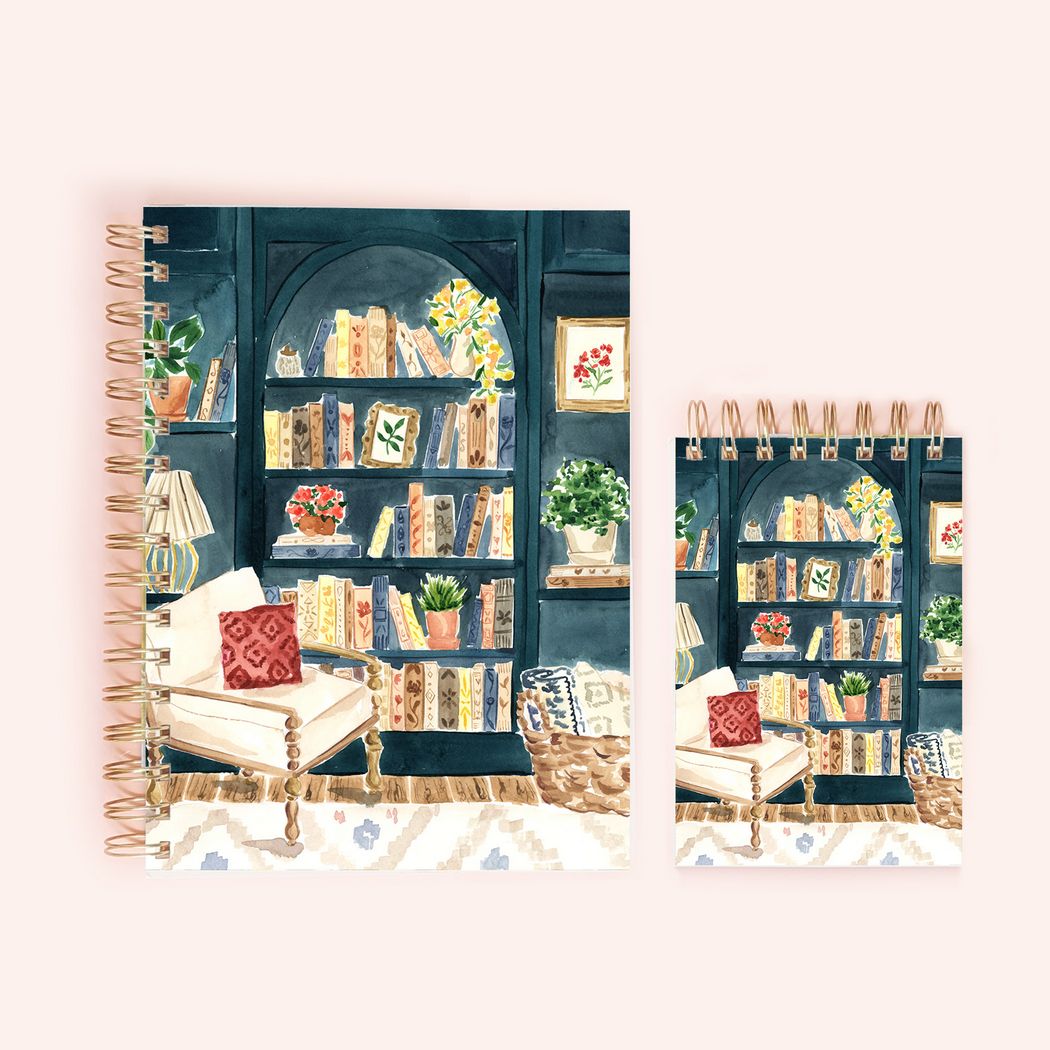 Library Spiral  Notepad