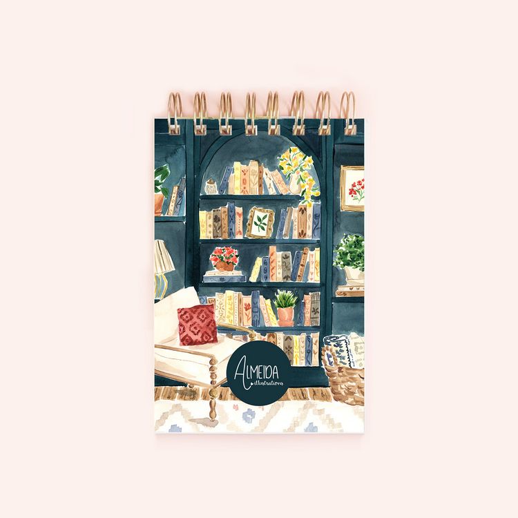 Library Spiral  Notepad