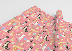 Dog Pawty Gift Wrap