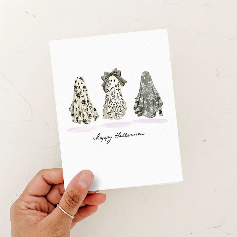 Floral Ghosts Card