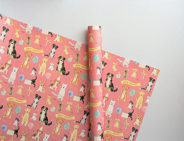 Dog Pawty Gift Wrap