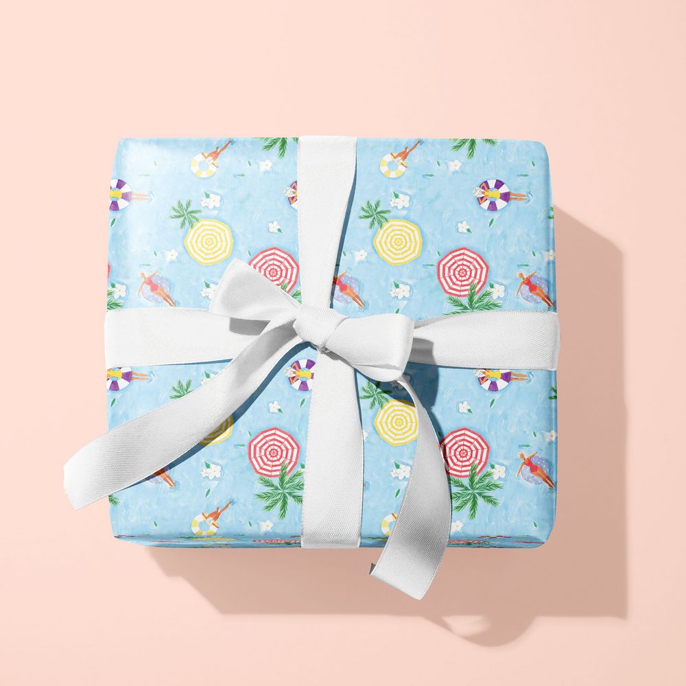 Pool Ladies Gift Wrap