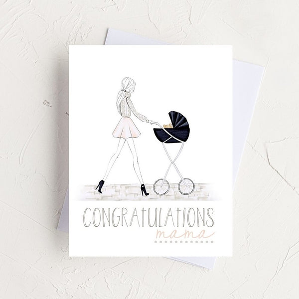 Congratulations Mama! Greeting Card