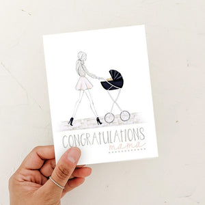 Congratulations Mama! Greeting Card