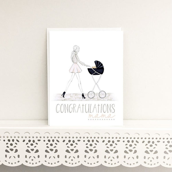 Congratulations Mama! Greeting Card