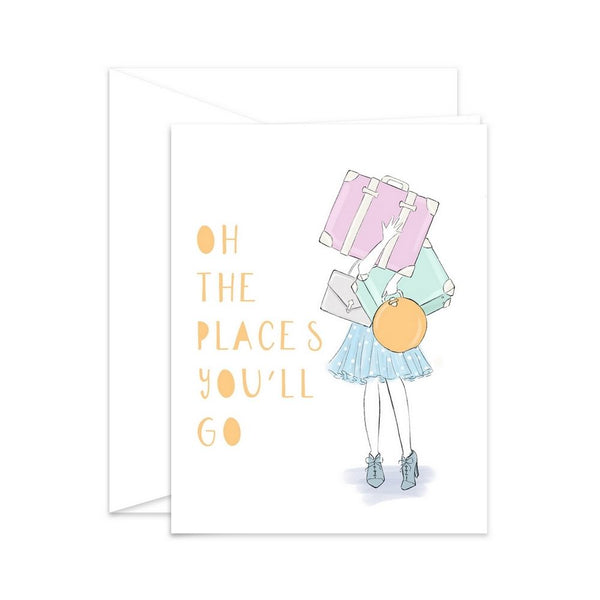 The places you'll go! Card