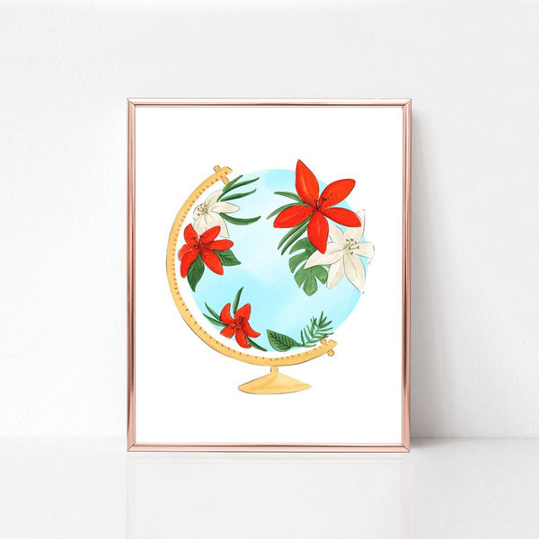 Floral Globe